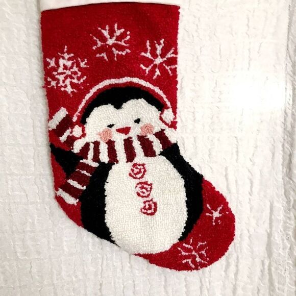 Christmas Winter Penguin Stocking - Picture 2 of 11